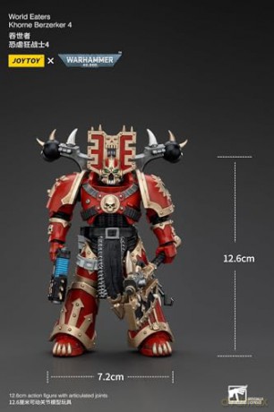World Eaters Khorne Berzerker 4 Warhammer 40k 1/18 Figurka 13 cm