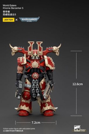 World Eaters Khorne Berzerker 5 Warhammer 40k 1/18 Figurka 13 cm