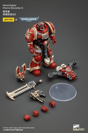 World Eaters Khorne Berzerker 6 Warhammer 40k 1/18 Figurka 13 cm