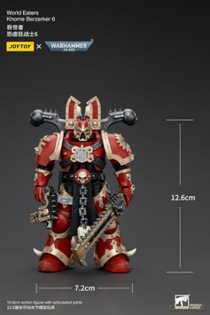 World Eaters Khorne Berzerker 6 Warhammer 40k 1/18 Figurka 13 cm