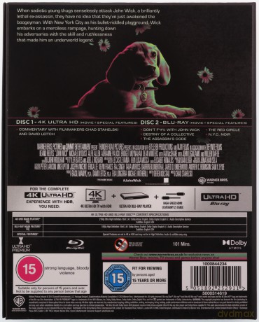 John Wick (steelbook) [Blu-Ray 4K]+[Blu-Ray]