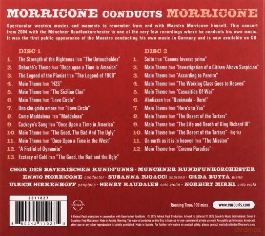 Ennio Morricone: Morricone Conducts Morricone [2CD]