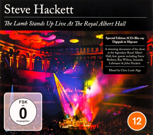 Steve Hackett: The Lamb Stands Up Live At The Royal Albert Hall [Blu-Ray]+[2CD]