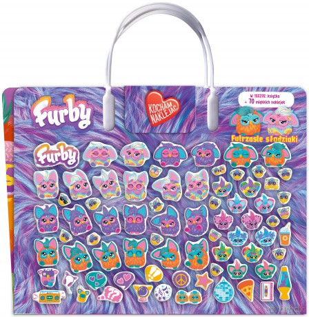 Futrzaste słodziaki. Furby. Kocham naklejać [KSIĄŻKA]