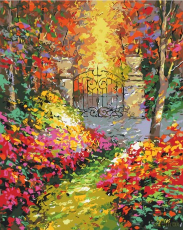 Malowanie po numerach BRUSHME 40x50 cm Jesienny Park
