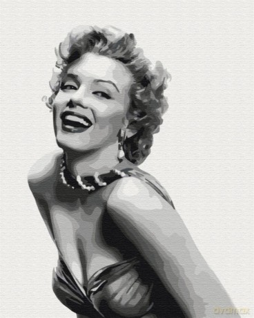 Malowanie po numerach BRUSHME 40x50 cm Niezapomniana Monroe