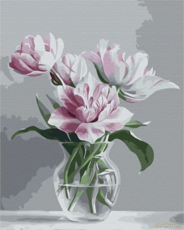 Malowanie po numerach BRUSHME 40x50 cm Wazon czułości