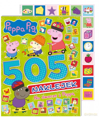 Na dworze z Peppą. Świnka Peppa. 505 naklejek [KSIĄŻKA]