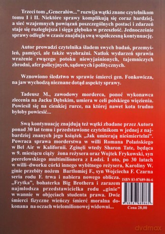 Generałowie giną w czasie pokoju t. 3 - Krzysztof Kąkolewski [KSIĄŻKA]