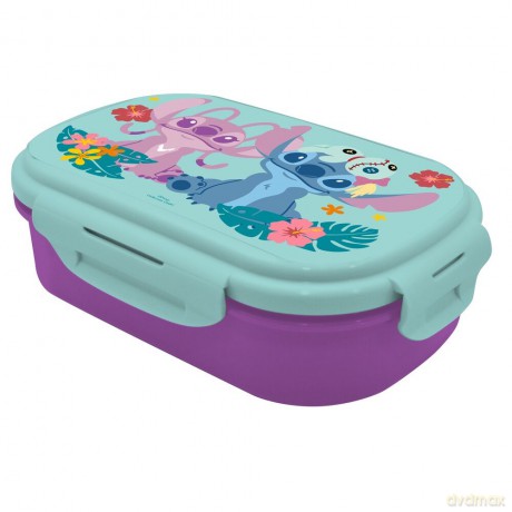 Pudełko śniadaniowe ze sztućcem Stitch ST00091