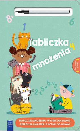 Tabliczka mnożenia z flamastrem suchościeralnym [KSIĄŻKA]