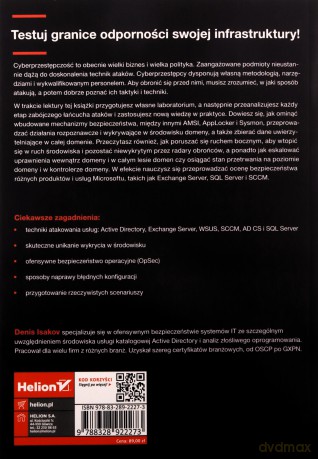 Testy penetracyjne środowiska Active Directory i infrastruktury opartej na systemie Windows - Denis Isakov [KSIĄŻKA]