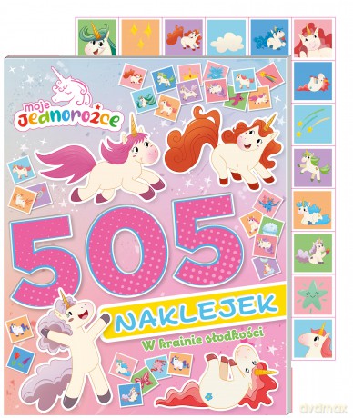 W krainie słodkości. Moje Jednorożce. 505 naklejek [KSIĄŻKA]