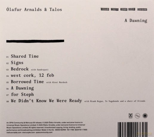 Olafur Arnalds: A Dawning [CD]