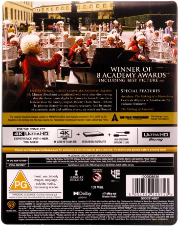 Amadeus (steelbook) (Amadeusz) [Blu-Ray 4K]