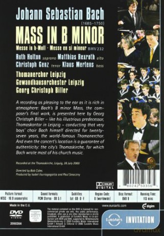 Bach: Mass In B Minor [DVD]