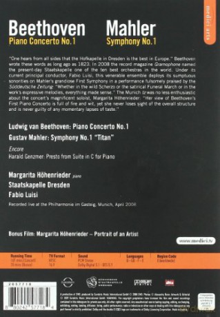 Beethoven: Piano Concerto No. 1 - Mahler: Symphony No. 1 [DVD]