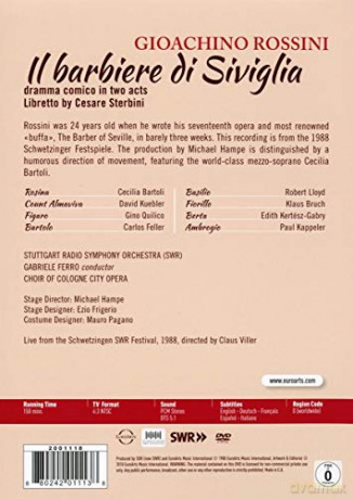 Gioachino Rossini: Il Barbiere Di Siviglia [DVD]