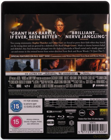 Heretic [Blu-Ray 4K]+[Blu-ray]