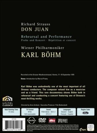 In Rehearsal And Performance - Strauss: Don Juan [DVD]