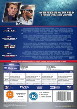 Marvel's Captain America 1-4 Collection [DVD]
