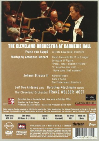 The Cleveland Orchestra At Carnegie Hall [DVD]