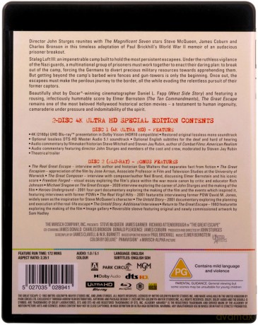 The Great Escape (Wielka ucieczka) [Blu-Ray 4K]