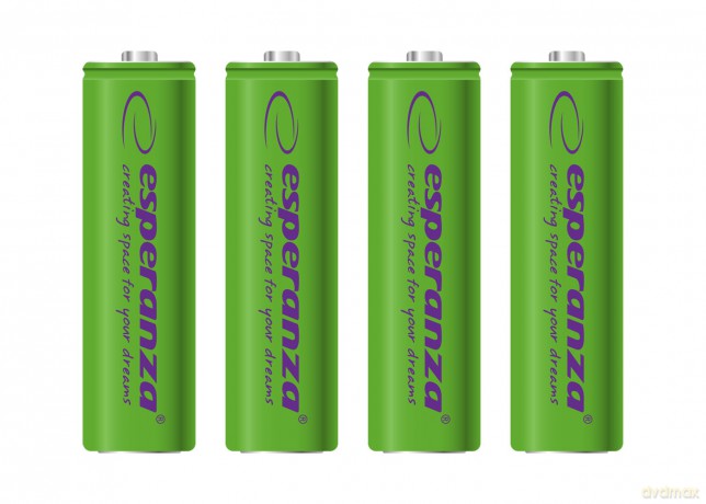 Akumulatorki Ni-Mh AA 2000mah 4szt. Zielone