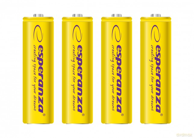 Akumulatorki Ni-Mh AA 2000mah 4szt. Żółte