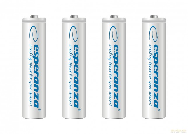 Akumulatorki Ni-Mh AAA 1000mah 4szt. Białe