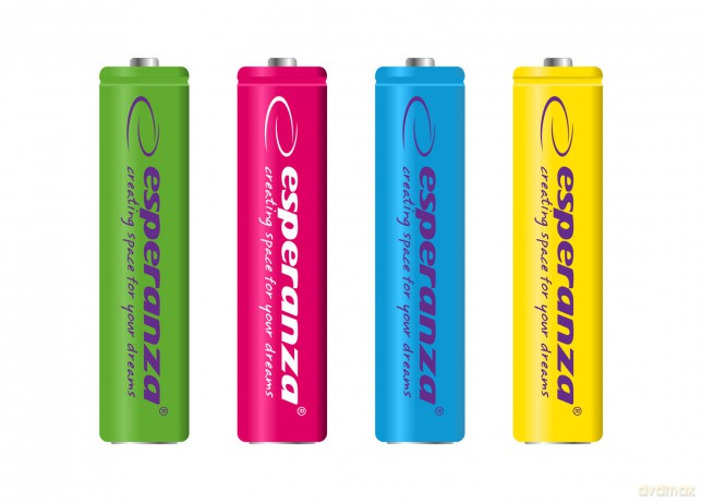 Akumulatorki Ni-Mh AAA 1000mah 4szt. Mix Kolorów