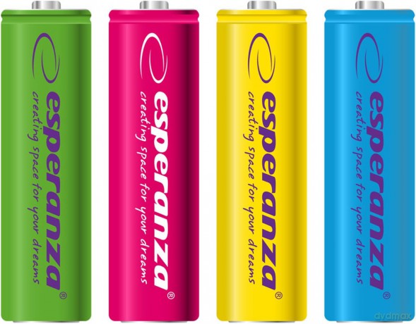 Akumulatorki Ni-Mh AAA 1000mah 4szt. Mix Kolorów