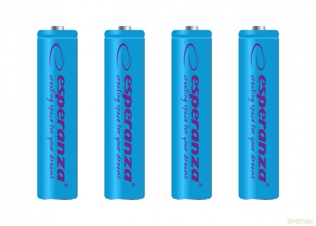 Akumulatorki Ni-Mh AAA 1000mah 4szt. Niebieskie