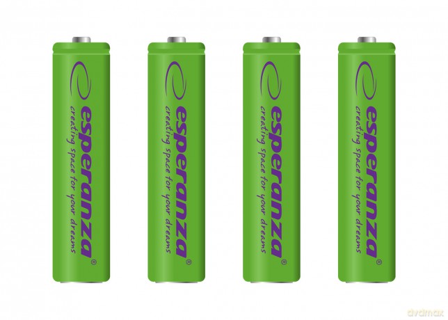 Akumulatorki Ni-Mh AAA 1000mah 4szt. Zielone