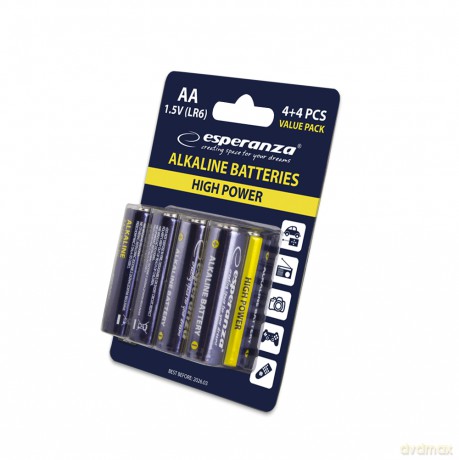 Baterie Alkaliczne AA 8szt Blister