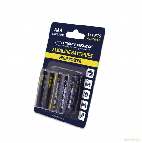 Baterie Alkaliczne AAA 8szt Blister