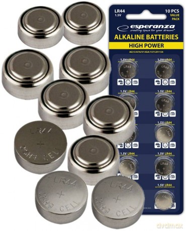 Baterie Alkaliczne Lr44 Ag13 10szt Blister