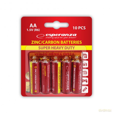 Baterie Zn-C AA 10szt Blister