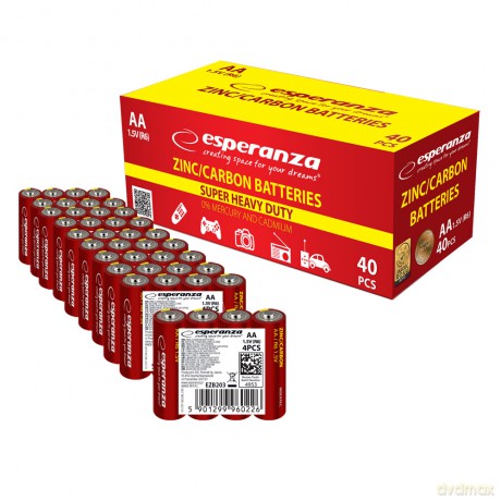 Baterie Zn-C AA 4szt Zgrzewka