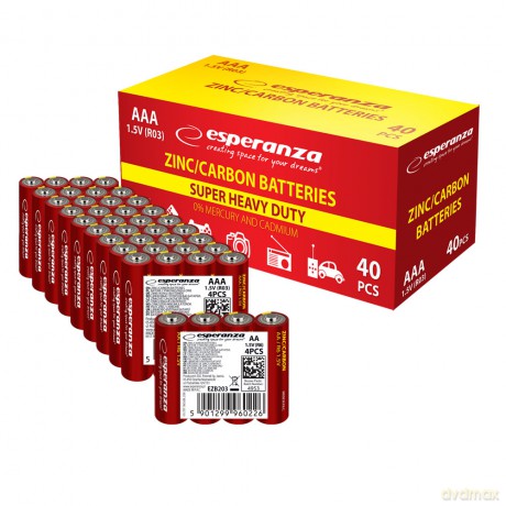 Baterie Zn-C AAA 4szt Zgrzewka