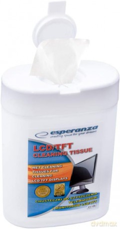 Chusteczki Czyszczące do LCD/TFT 100szt