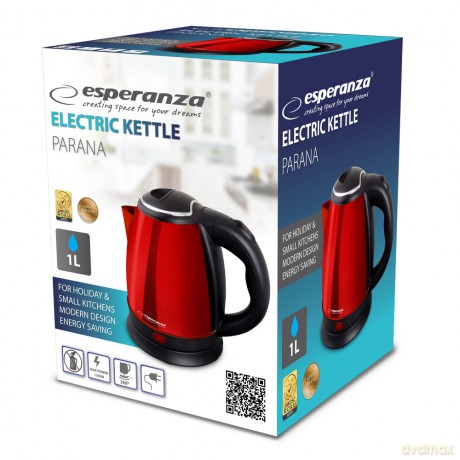 Czajnik Elektryczny Parana 1.0 L Czerwony