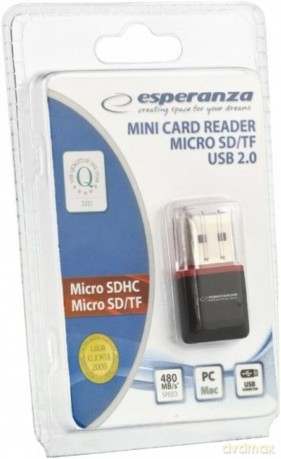 Czytnik Kart Micro SD USB Czarny