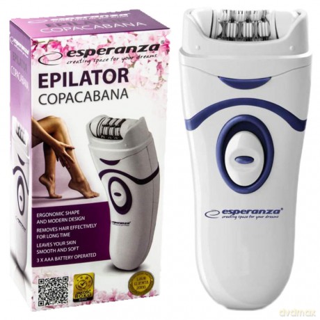 Depilator Copacabana Biało-Niebieski