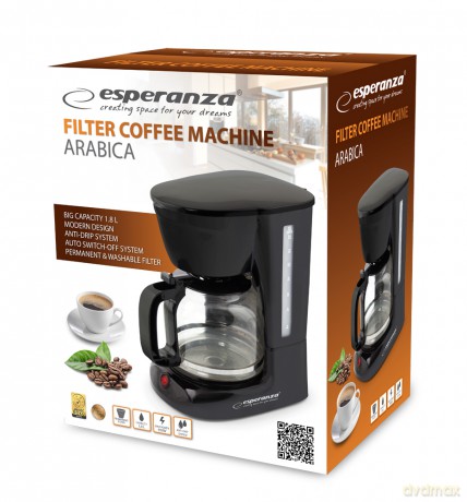 Ekspres Przelewowy do Kawy Arabica 1.8 L