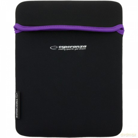 Etui Neopren na Tablet 9.7" Czar./Fiol.