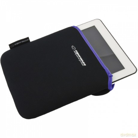 Etui Neopren na Tablet 9.7" Czar./Fiol.