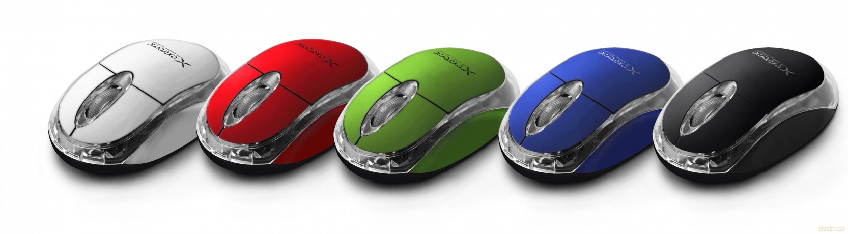 Extreme Mysz Bezprzewodowa 2.4ghz 3D Opt. USB Harrier Biała