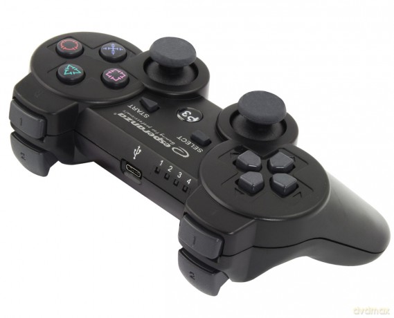 Gamepad Bezprzew. Bluetooth Ps3 Marine Czarny
