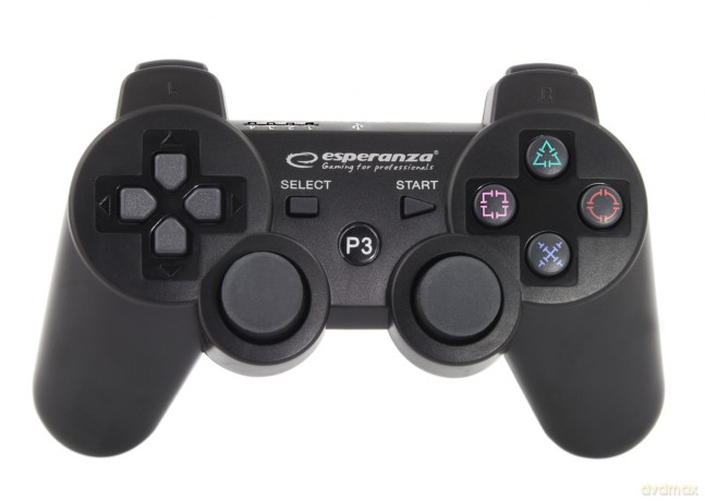 Gamepad Bezprzew. Bluetooth Ps3 Marine Czarny